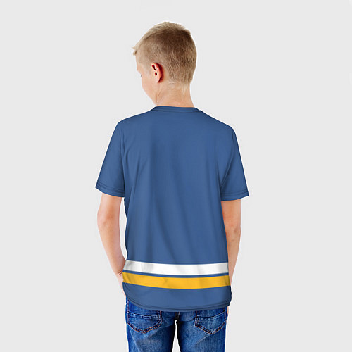 Детская футболка Сент-Луис Блюз Форма1 / 3D-принт – фото 4