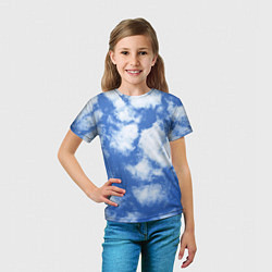 Футболка детская ОБЛАКА, цвет: 3D-принт — фото 2