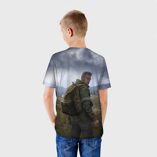Детская футболка DAYZ POSTER ДЕЙЗИ ПОСТЕР Z / 3D-принт – фото 4