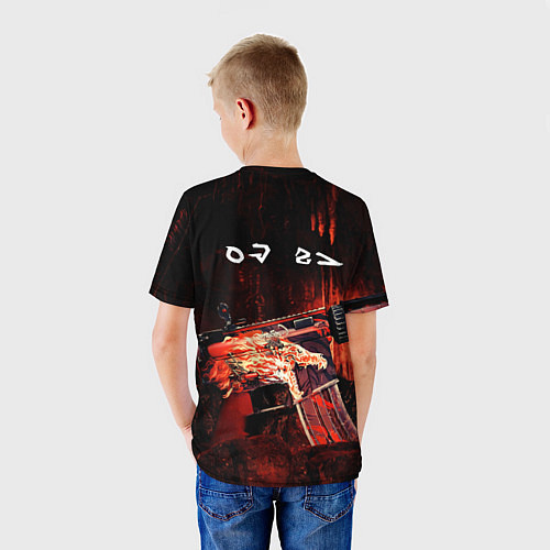 Детская футболка CS GO M4A4 HOWI / 3D-принт – фото 4
