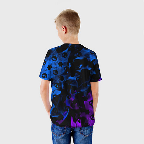 Детская футболка Brawl StarsSuperstar Stu / 3D-принт – фото 4