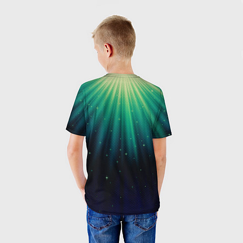 Детская футболка Сияние 3D / 3D-принт – фото 4
