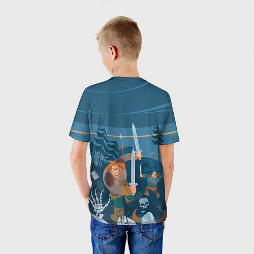 Детская футболка Valheim / 3D-принт – фото 4