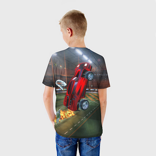 Детская футболка Rocket League / 3D-принт – фото 4