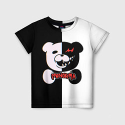 Детская футболка MONOKUMA МОНОКУМА GLITCH