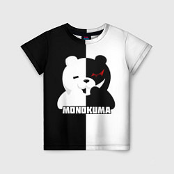 Детская футболка MONOKUMA МОНОКУМА BEAR