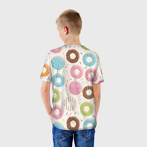 Детская футболка Пончики Donuts / 3D-принт – фото 4