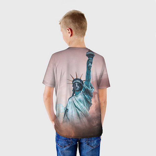 Детская футболка Статуя свободы / 3D-принт – фото 4