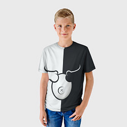 Футболка детская MONOKUMA МОНОКУМА, цвет: 3D-принт — фото 2