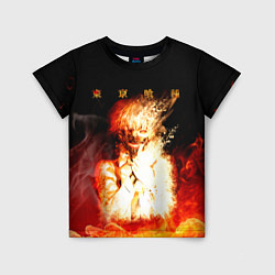 Детская футболка Огненый Канеки Кен