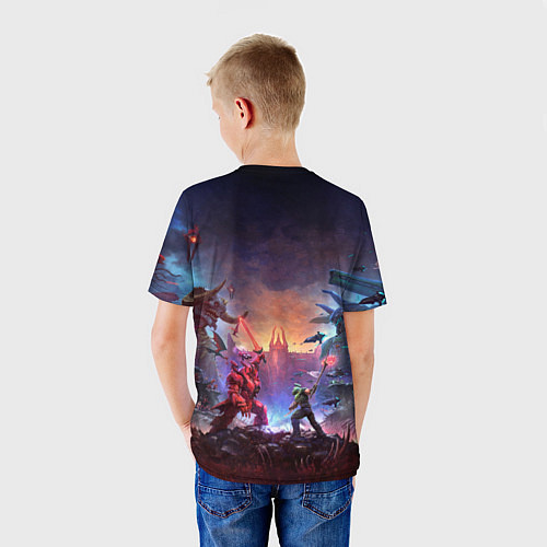 Детская футболка DOOM Eternal: The Ancient Gods / 3D-принт – фото 4