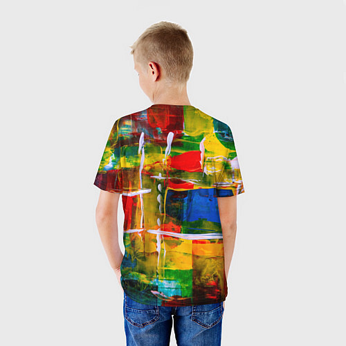 Детская футболка КРАСКИ / 3D-принт – фото 4