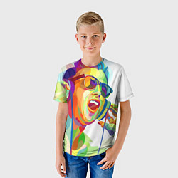 Футболка детская Слушаем Музыку, цвет: 3D-принт — фото 2