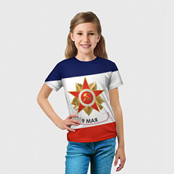 Футболка детская 9 мая, цвет: 3D-принт — фото 2