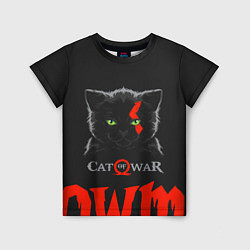 Детская футболка Cat of war