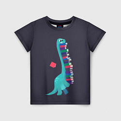 Детская футболка Book Dinosaur