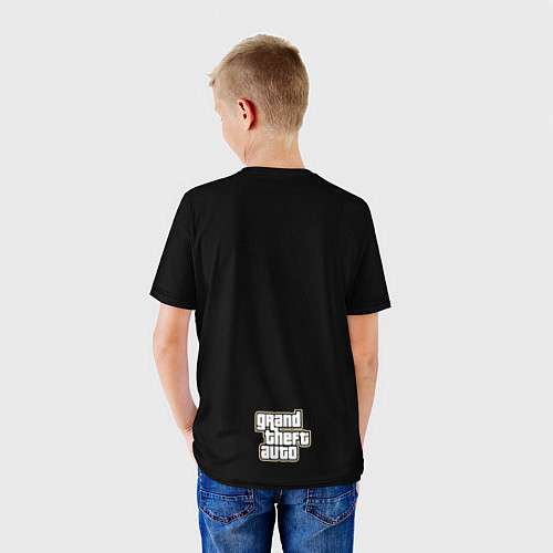 Детская футболка Клод GTA 3 / 3D-принт – фото 4