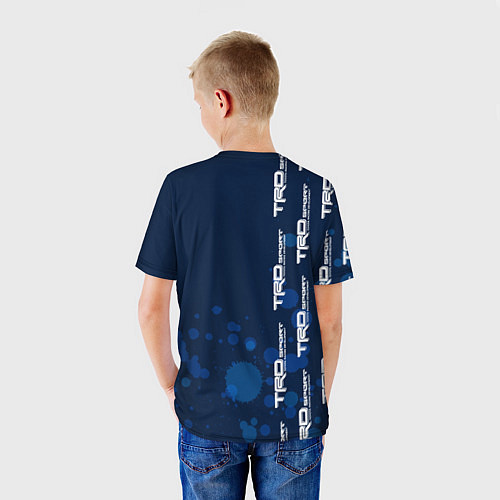 Детская футболка Toyota - Paint Pattern on left / 3D-принт – фото 4
