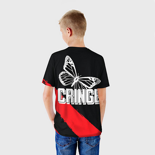 Детская футболка Cringe / 3D-принт – фото 4