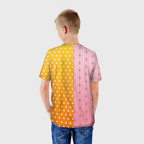 Детская футболка ЗЕНИЦУ И НЕЗУКА КЛИНОК / 3D-принт – фото 4