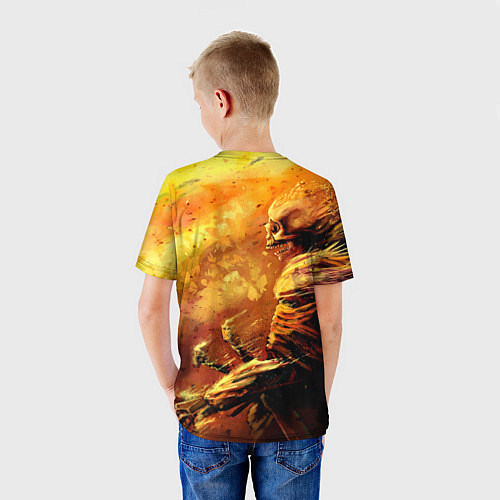 Детская футболка DARKSOULS SKULL&MAGIC / 3D-принт – фото 4