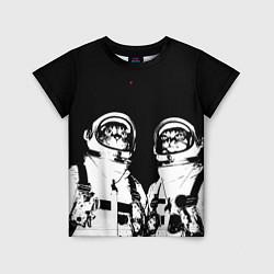 Детская футболка Коты Космонавты