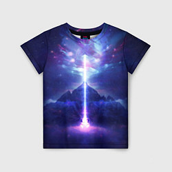 Детская футболка Яркий взрыв в космосе