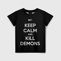 Детская футболка Расслабься и убивай демонов