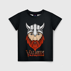 Детская футболка Valheim викинг