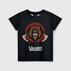 Детская футболка Valheim Viking Bear