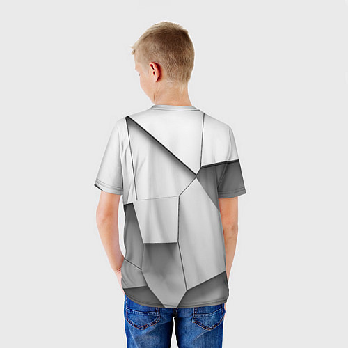 Детская футболка Слом плитки / 3D-принт – фото 4