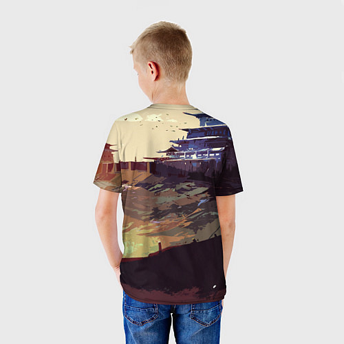 Детская футболка CYBERPUNK 2077 CITY / 3D-принт – фото 4