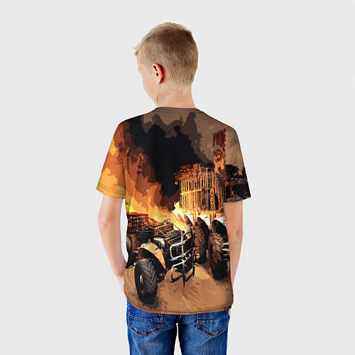 Детская футболка Crossout Online / 3D-принт – фото 4