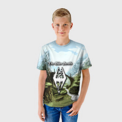 Футболка детская The Elder Scrolls Skyrim, цвет: 3D-принт — фото 2