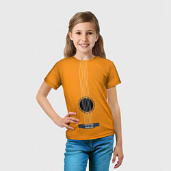 Футболка детская ГИТАРА, цвет: 3D-принт — фото 2
