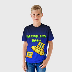 Футболка детская Geometry Dash, цвет: 3D-принт — фото 2