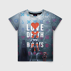 Детская футболка Любовь смерть и роботы