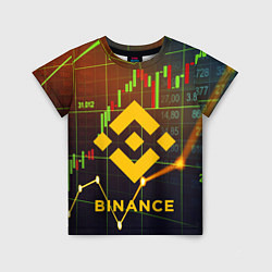 Футболка детская BINANCE БИНАНС БАНАН, цвет: 3D-принт