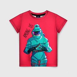 Детская футболка Among Us Астронавт