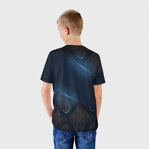 Детская футболка MERCEDES BENZ 3D Geometry 3Д / 3D-принт – фото 4