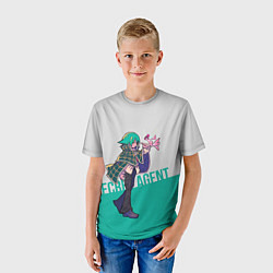 Футболка детская Secret agent, цвет: 3D-принт — фото 2