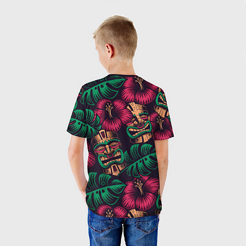 Детская футболка Тропический / 3D-принт – фото 4