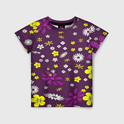 Детская футболка Цвета цветов дизайн