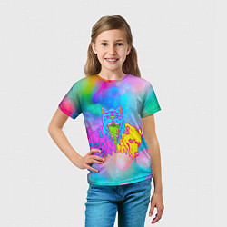 Футболка детская Цербер, цвет: 3D-принт — фото 2