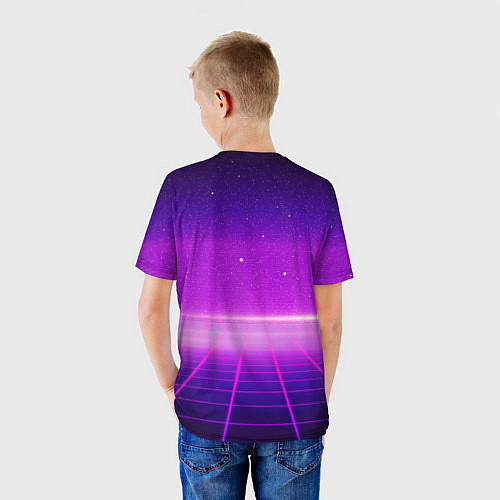 Детская футболка Космонавт на единороге / 3D-принт – фото 4
