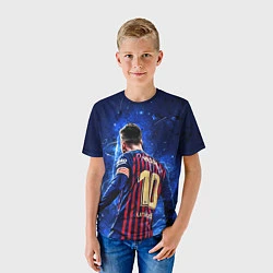 Футболка детская Leo Messi Лео Месси 10, цвет: 3D-принт — фото 2
