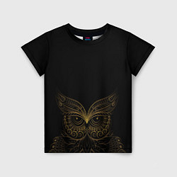 Детская футболка Золотая сова