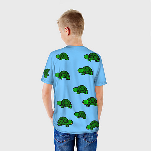 Детская футболка Черепаха / 3D-принт – фото 4