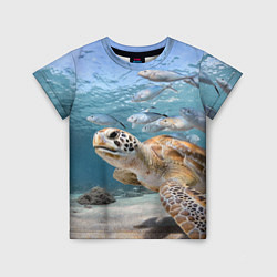 Детская футболка Морская черепаха