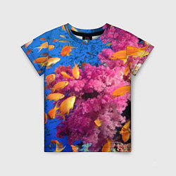 Детская футболка Коралловые рыбки